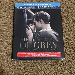 Fifty Shades of Grey Blu-ray + DVD Unrated Edition - Black/Blue